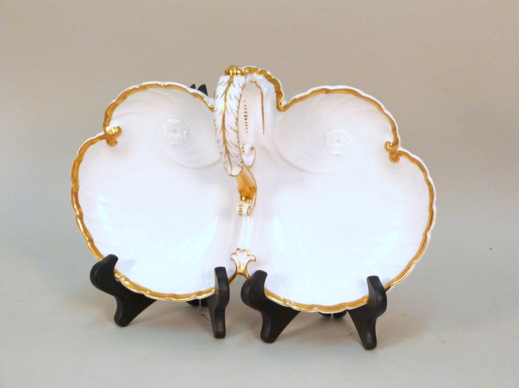 KPM Handled Serving Dish: 12 W X 8" D."