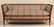 Regency Style Striped Upholstered Sofa