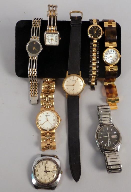 8 Assorted Watches: Gruen, Pulsar, etc.