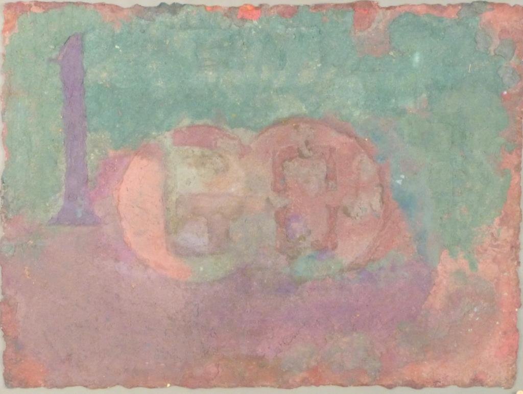 Morris Shulman (American 1912-1978) - Paper Relief: 1 GC, signed on verso, impressed paper, . 24" H X 31 1/2" W (27" X 35").