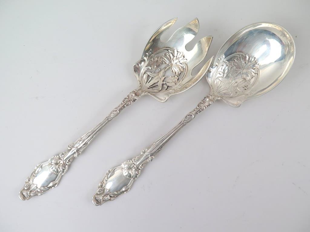 Pair Gorham Sterling Silver Servers (1 of 4)