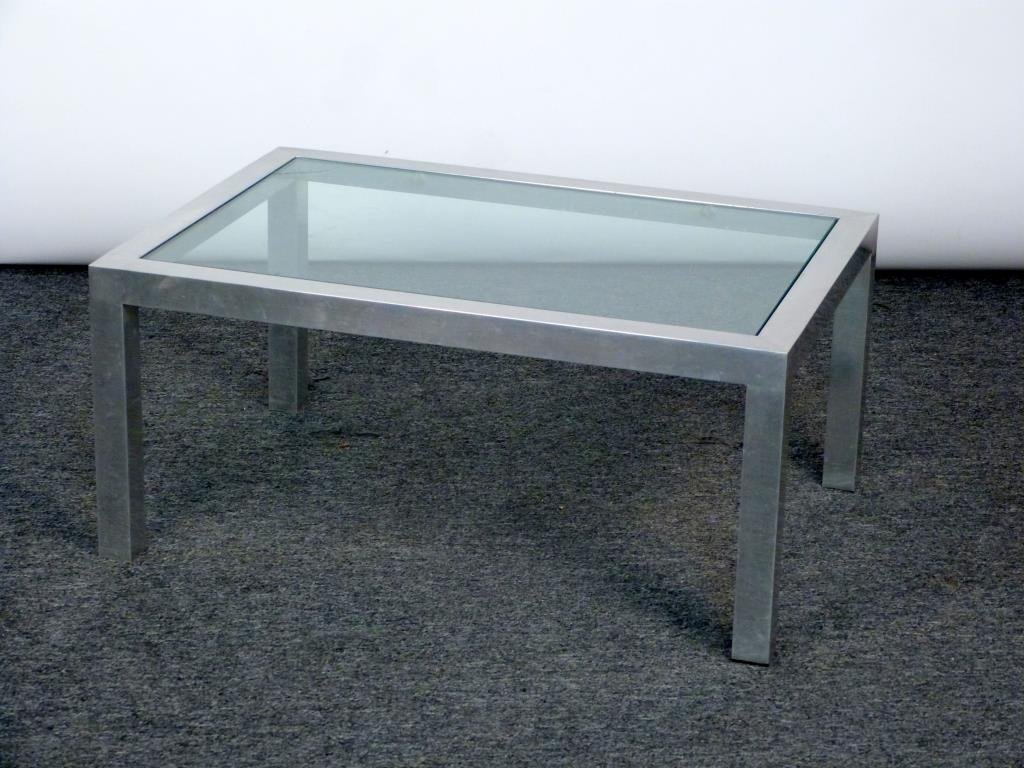 Mid-Century Aluminum Cocktail Table (1 of 3)