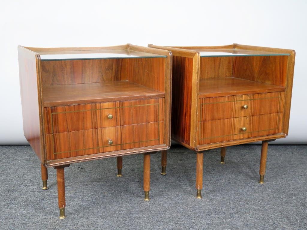 Pair Art Deco Style Side Tables (1 of 4)