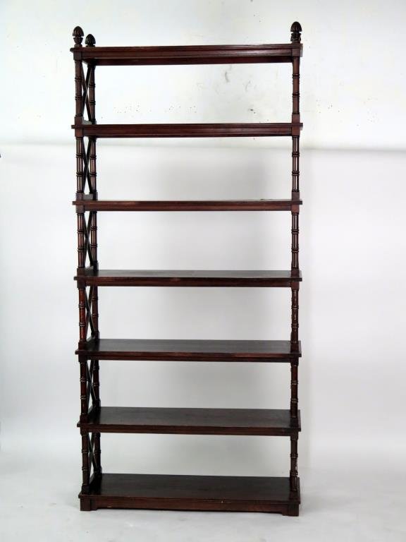 Robert Lighton Faux Bamboo Etagere (1 of 4)