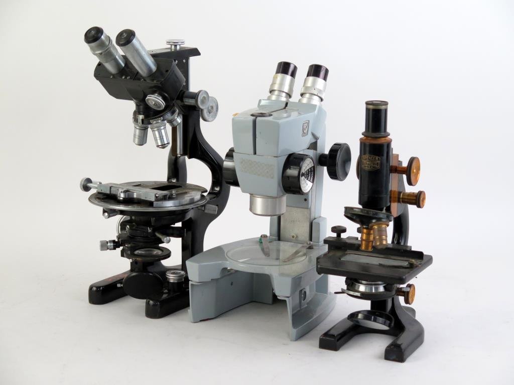 3 Vintage Microscopes (1 of 8)