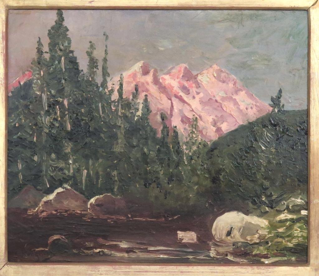 Attrib. Carl Rungius- Oil on Board (1 of 4)