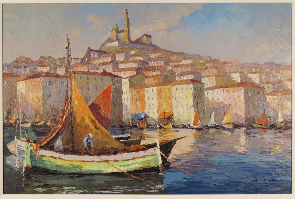 Aldo Giordani (XX)- Oil on Canvas (1 of 4)