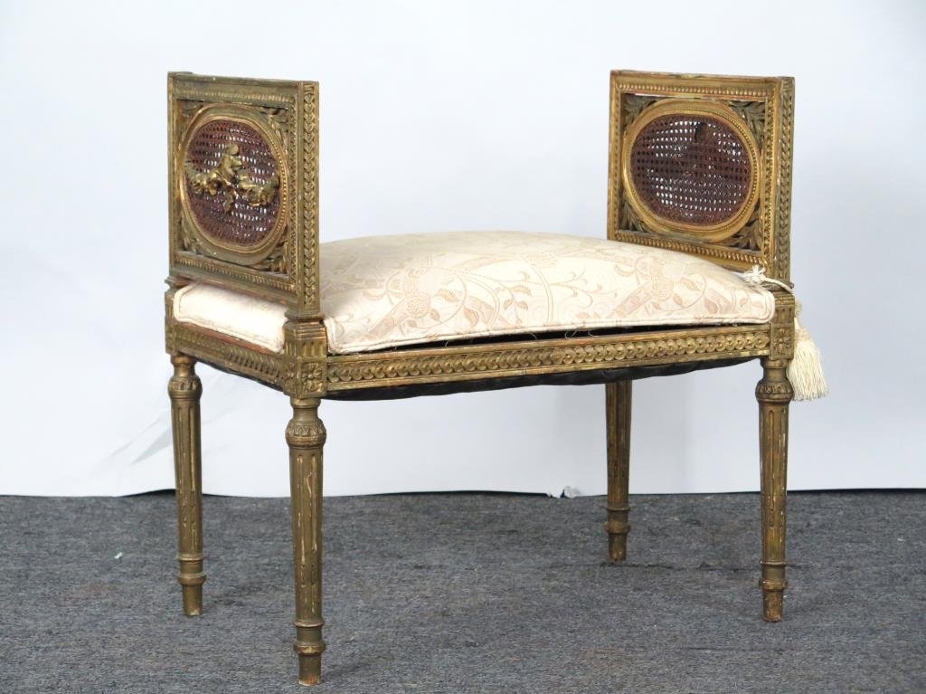 Louis XVI Style Window Bench (1 of 4)