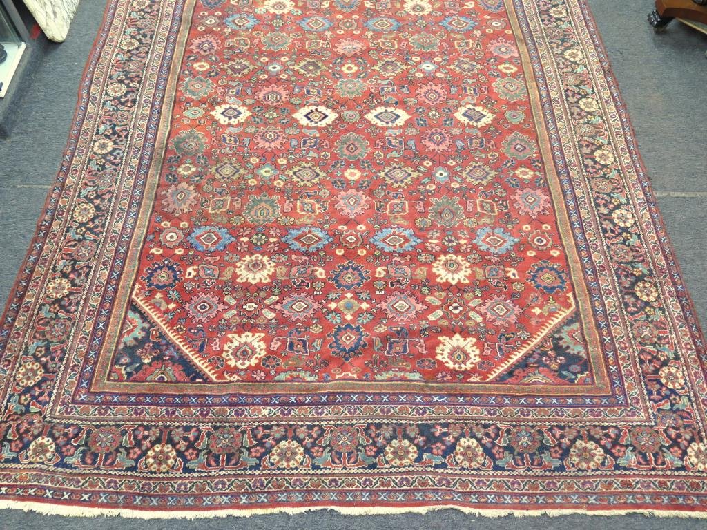 Oriental Carpet - 10' X 13'7"	All over pattern on red (1 of 4)