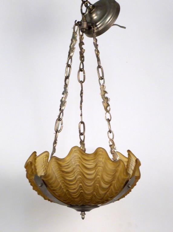 Art Deco Style Clamshell Shape Chandelier (1 of 5)