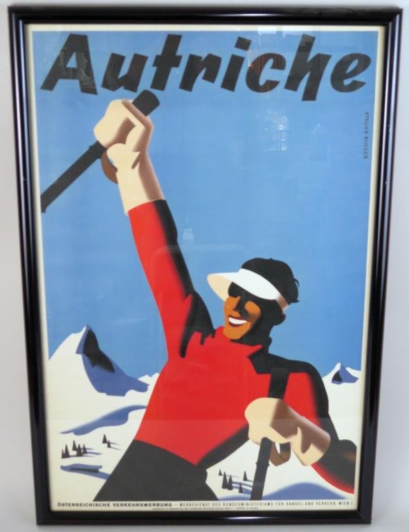 Austrian Skiing Advertising Poster (1 of 5)
