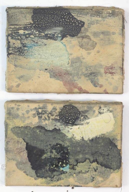 Hugo Weber (Swiss, 1918-1971)- 2 Oils on Canvas (1 of 6)