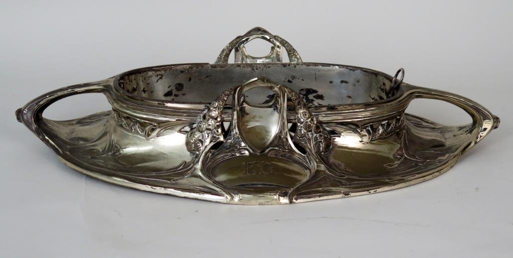 Art Nouveau Silver Plated Centerpiece (1 of 6)