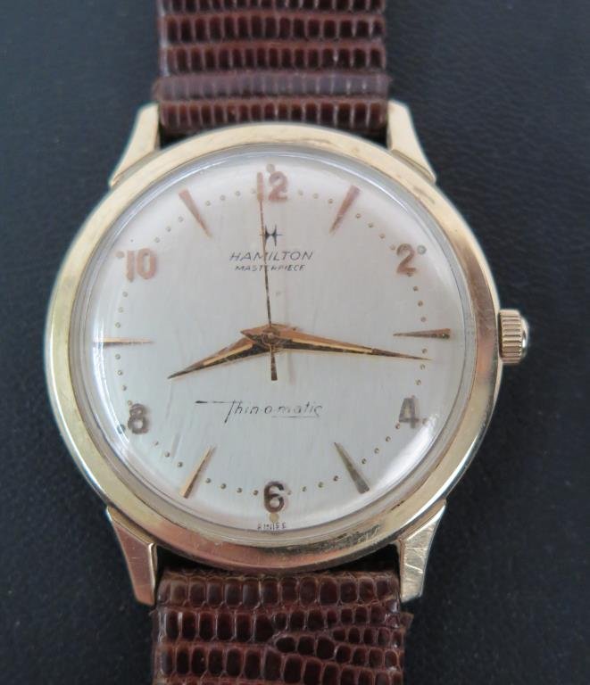Mens' Hamilton 14K Gold Watch (1 of 3)