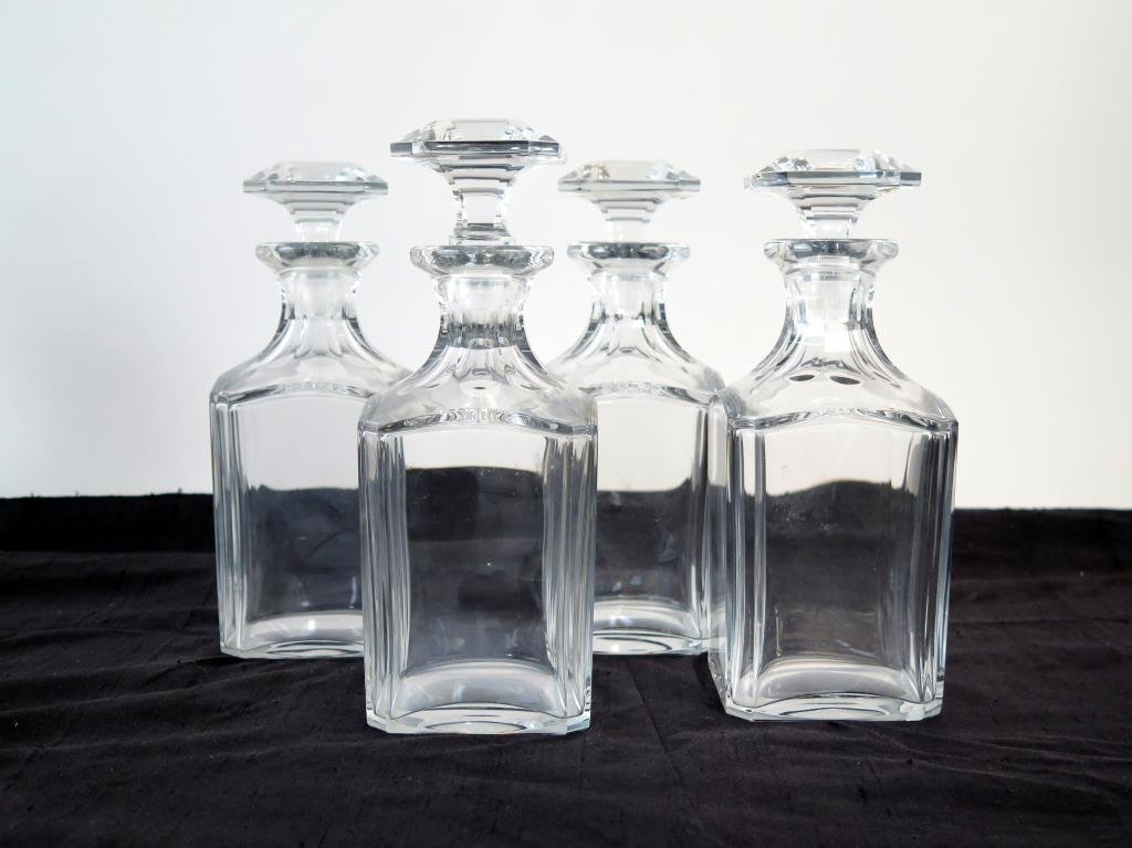 Set of 4 Baccarat Decanters (1 of 4)