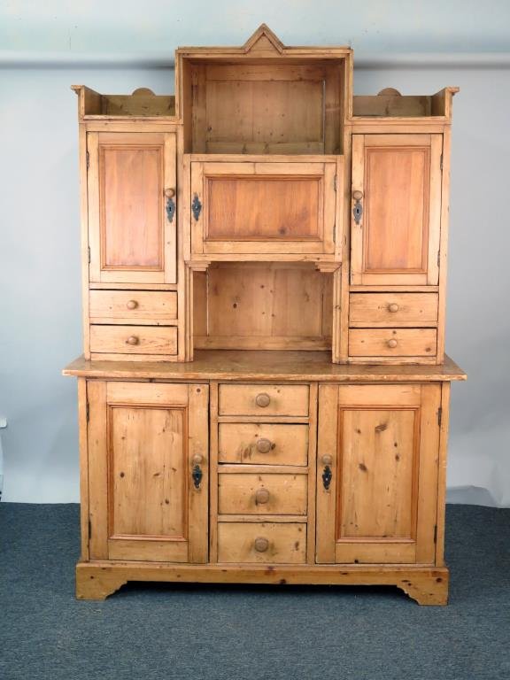 Canadian Reclaimed Pine 2-Part Hutch (1 of 4)