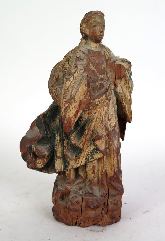 Antique Female Santos Figure (1 of 4)