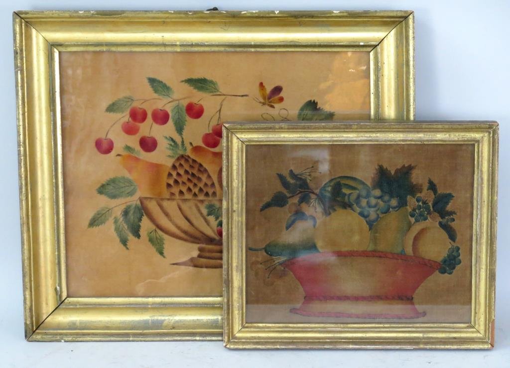 2 Colored Stencils on Cloth (1 of 2)