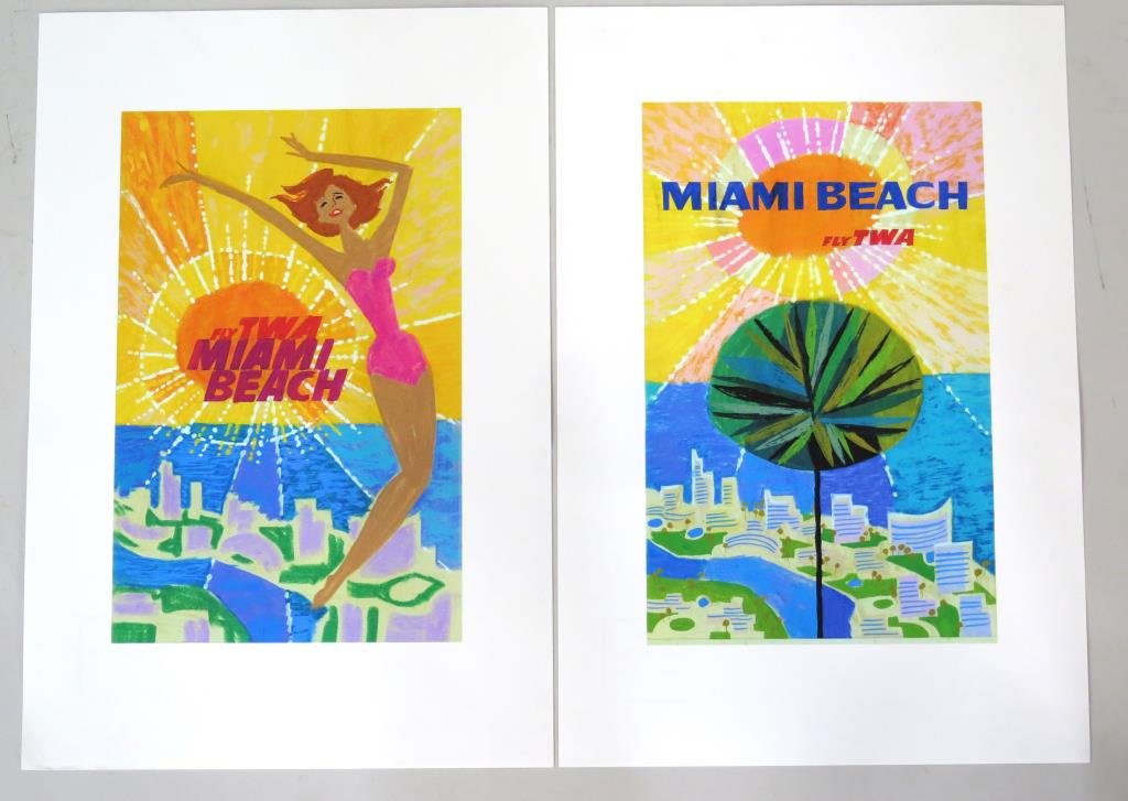 David Klein (Am.1918-2005)- 2 Illustrations (1 of 4)