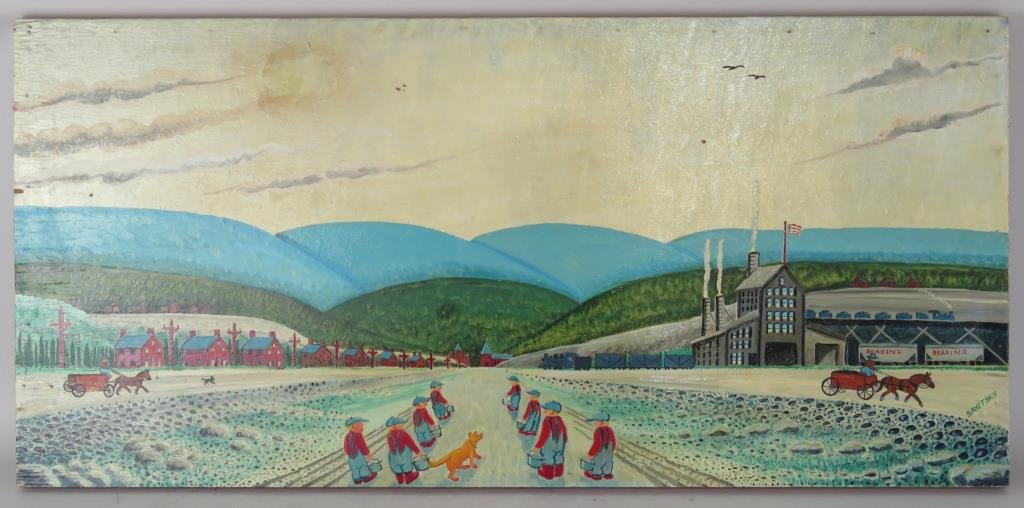 Jack Savitsky (American,1910-1991)- Oil on Panel (1 of 7)