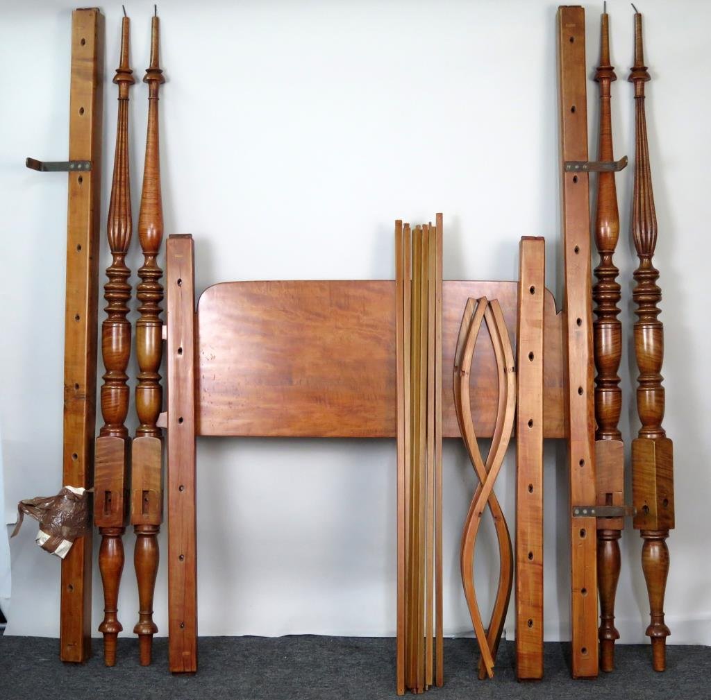 Antique American Empire Canopy Bed (1 of 6)