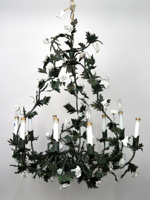 Large Country French Style Chandelier (1 of 4)