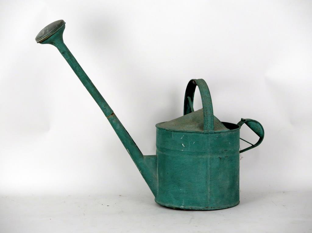 Folk Art Tin Watering Can (1 of 3)