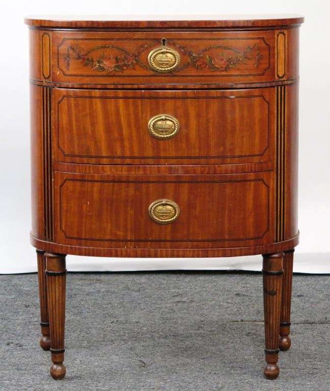 Adam's Style D" Shaped Commode" (1 of 5)