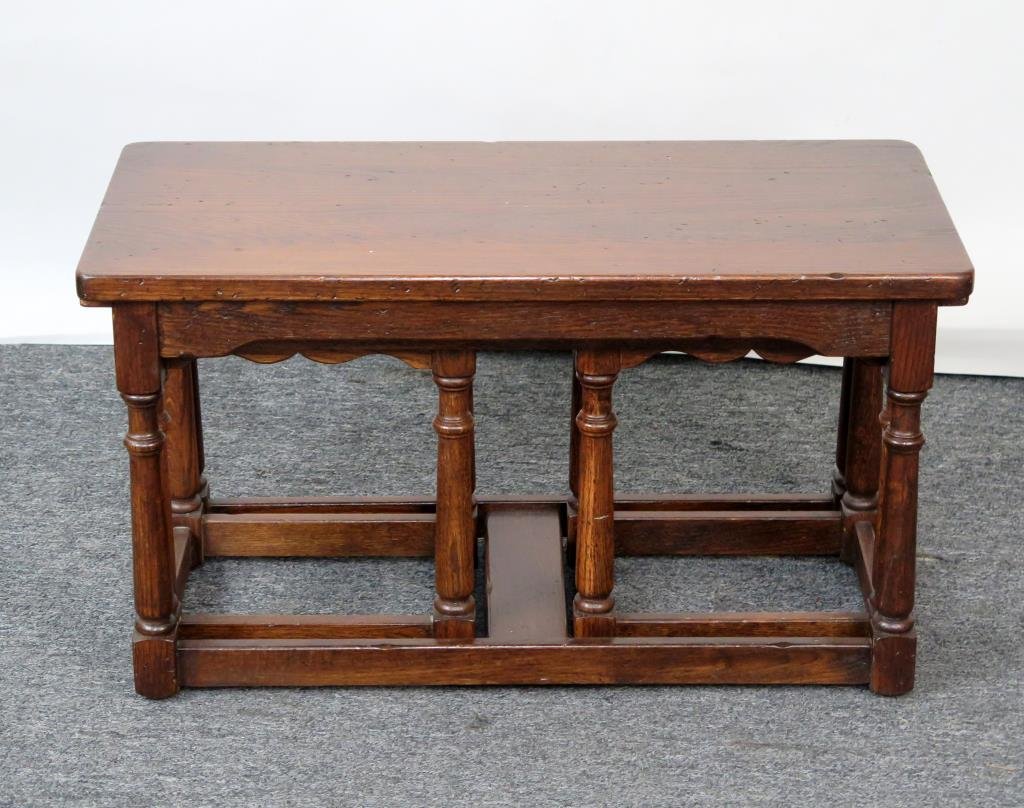 Nest of Jacobean Style Tables (1 of 3)