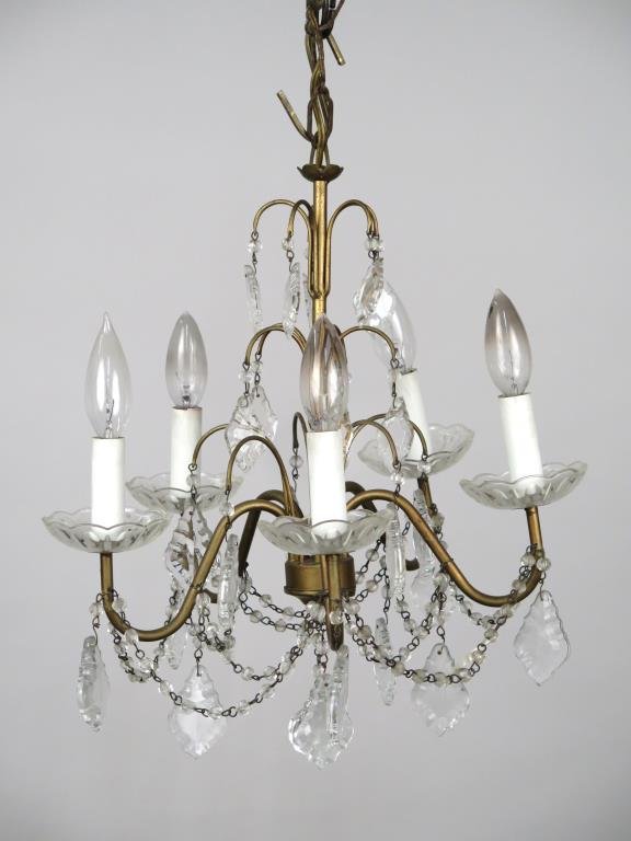Small Hollywood Regency Chandelier (1 of 3)