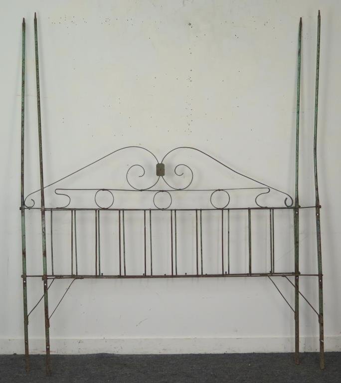 Wrought Iron Canopy Bed (1 of 4)
