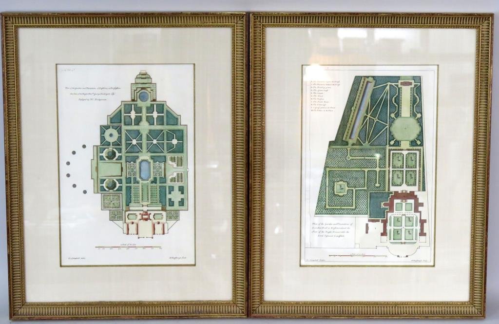 2 Hand Colored Engravings (1 of 3)