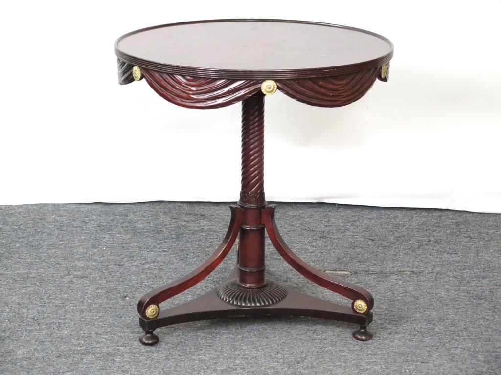 Regency Style Round Occasional Table (1 of 6)