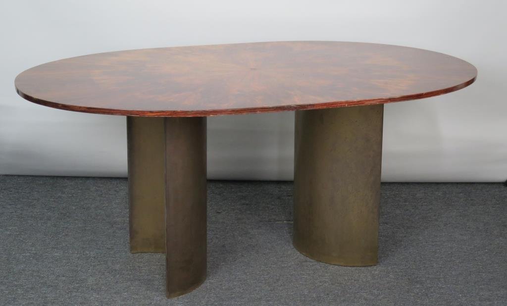 Mid-Century Style Oval Dining Table (1 of 6)