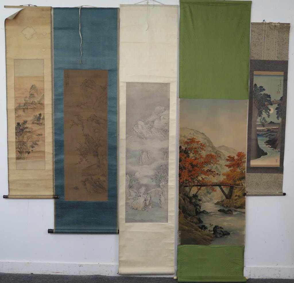 5 Asian Scrolls (1 of 5)