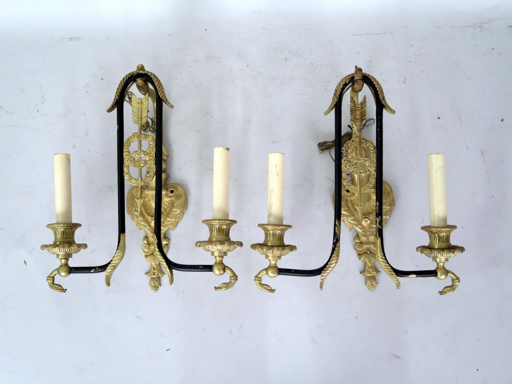 Pair of Empire Style Sconces (1 of 5)