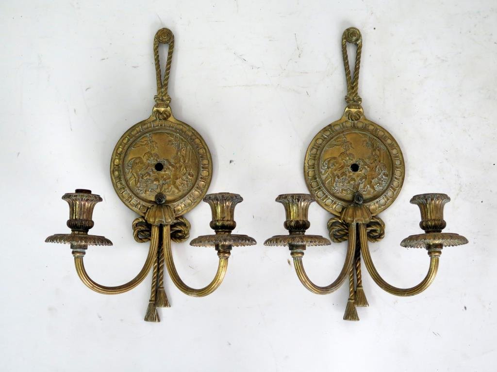 Pair of Neo-classical Style Sconces (1 of 3)