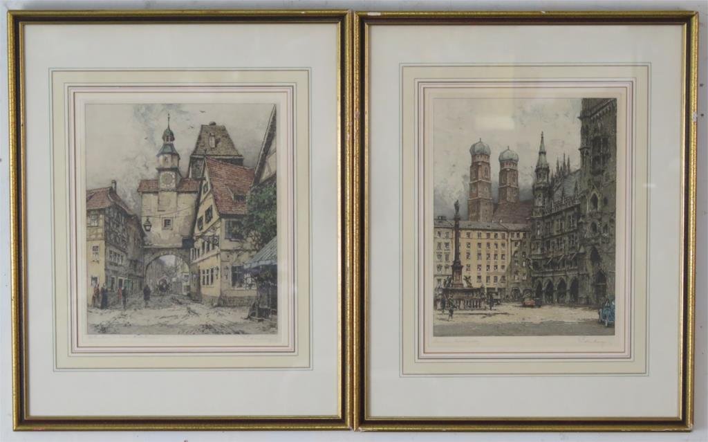 Josef Eidenberger (Austian, 1899-1991)- 2 Prints (1 of 7)