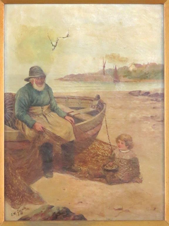 James Walter Gozzard (1888-1950)- Oil on Canvas (1 of 5)