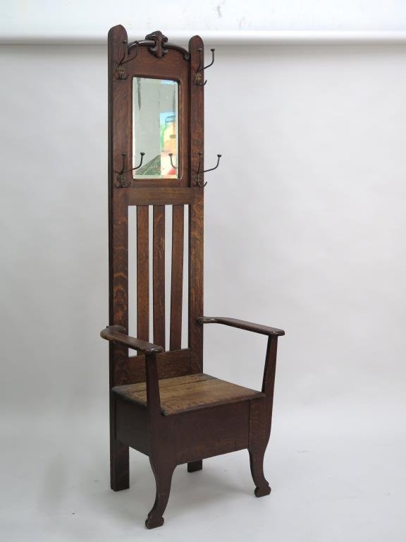 Mission Style Hall Stand (1 of 4)