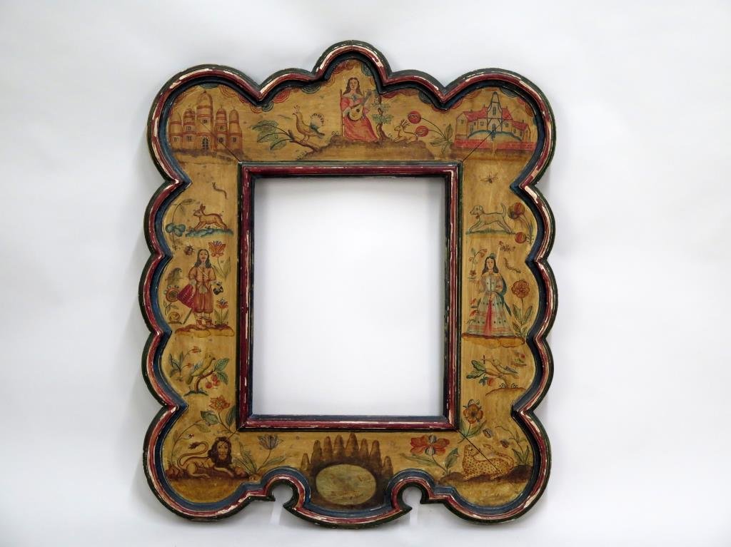 Dutch Style Painted Wood Picture Frame (1 of 3)