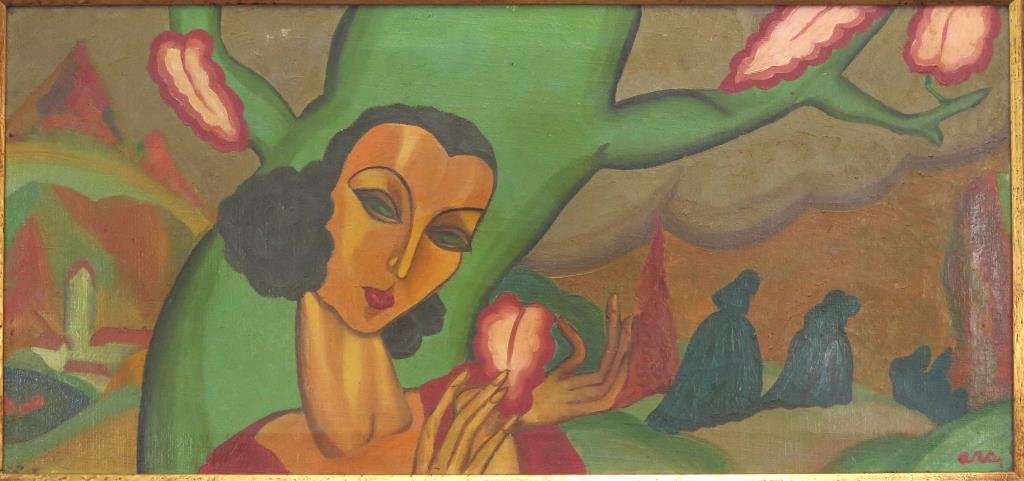 Eva Ars (French, b. 1946)- Oil on Canvas (1 of 4)