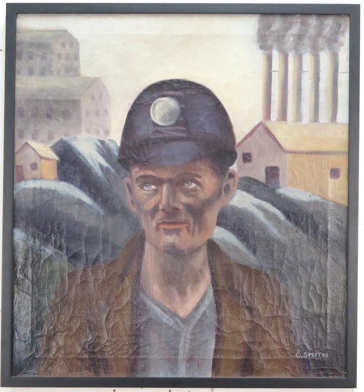 Signed G. Smith- Oil on Canvas (1 of 5)