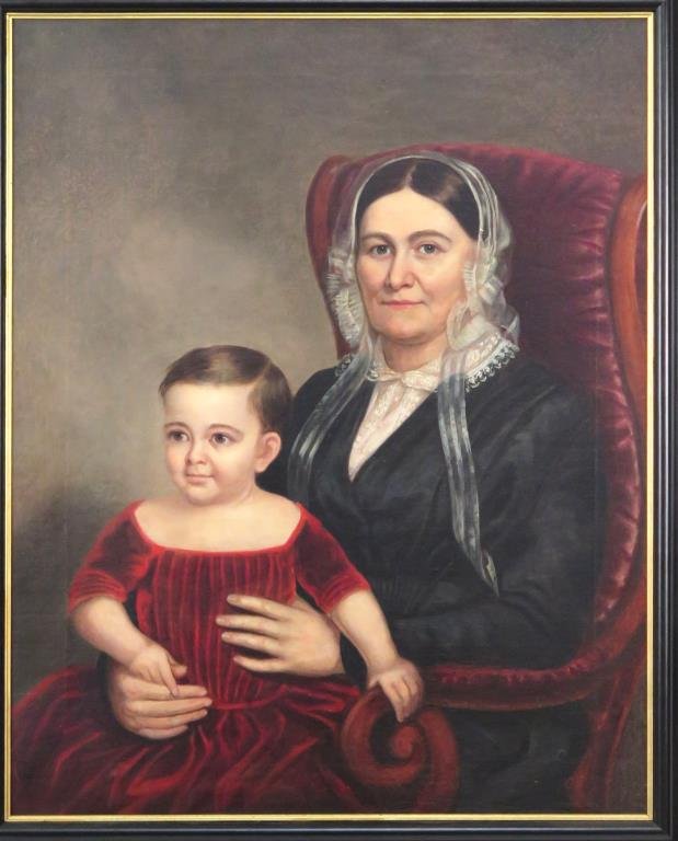 American School Portrait of Mother & Child (1 of 5)