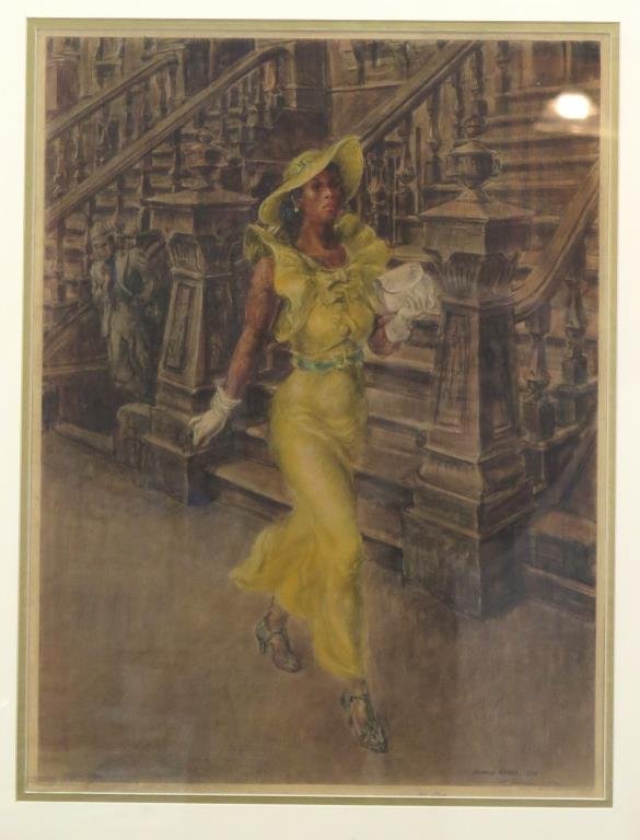 Reginald H. Marsh (American,1898-1954)- Lithograph (1 of 4)