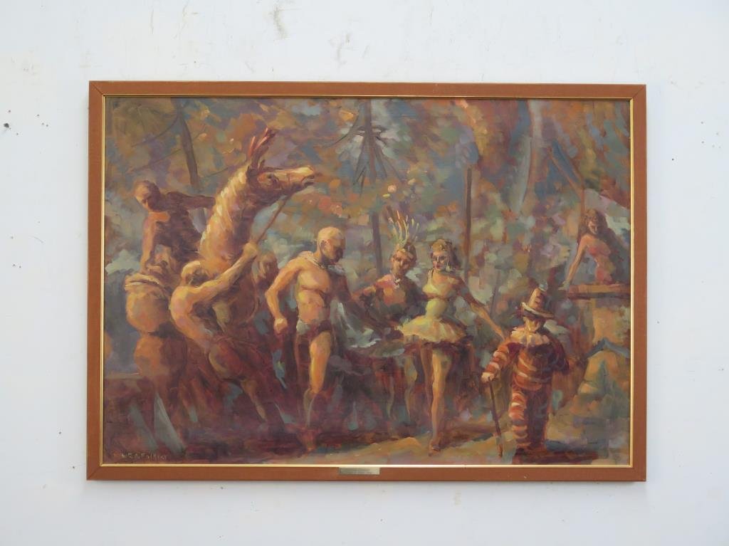 William Falkler (American, XX)- Oil on Canvas (1 of 7)