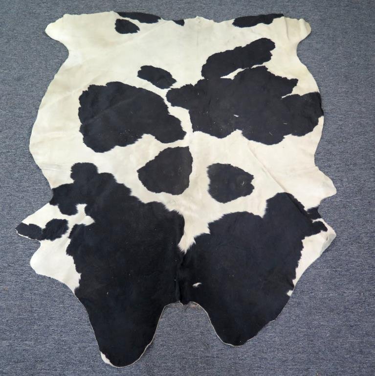 Cow Hide Rug- 6' X 7'6" (1 of 3)