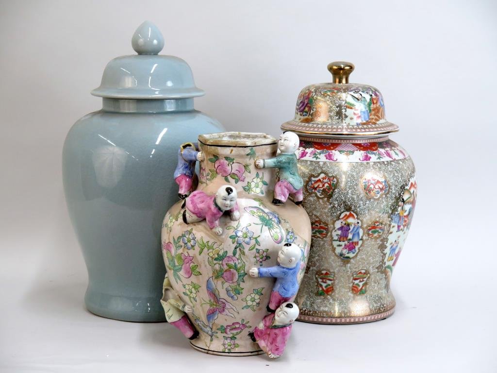 3 Chinese Porcelain Articles (1 of 3)