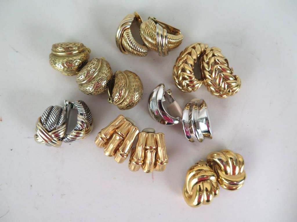 Assorted Ciner Costume Jewelry Earrings (1 of 3)