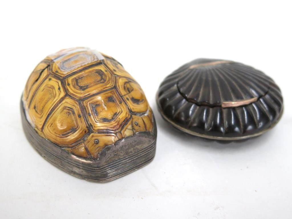 2 English Pill / Vinaigrette Boxes (1 of 4)